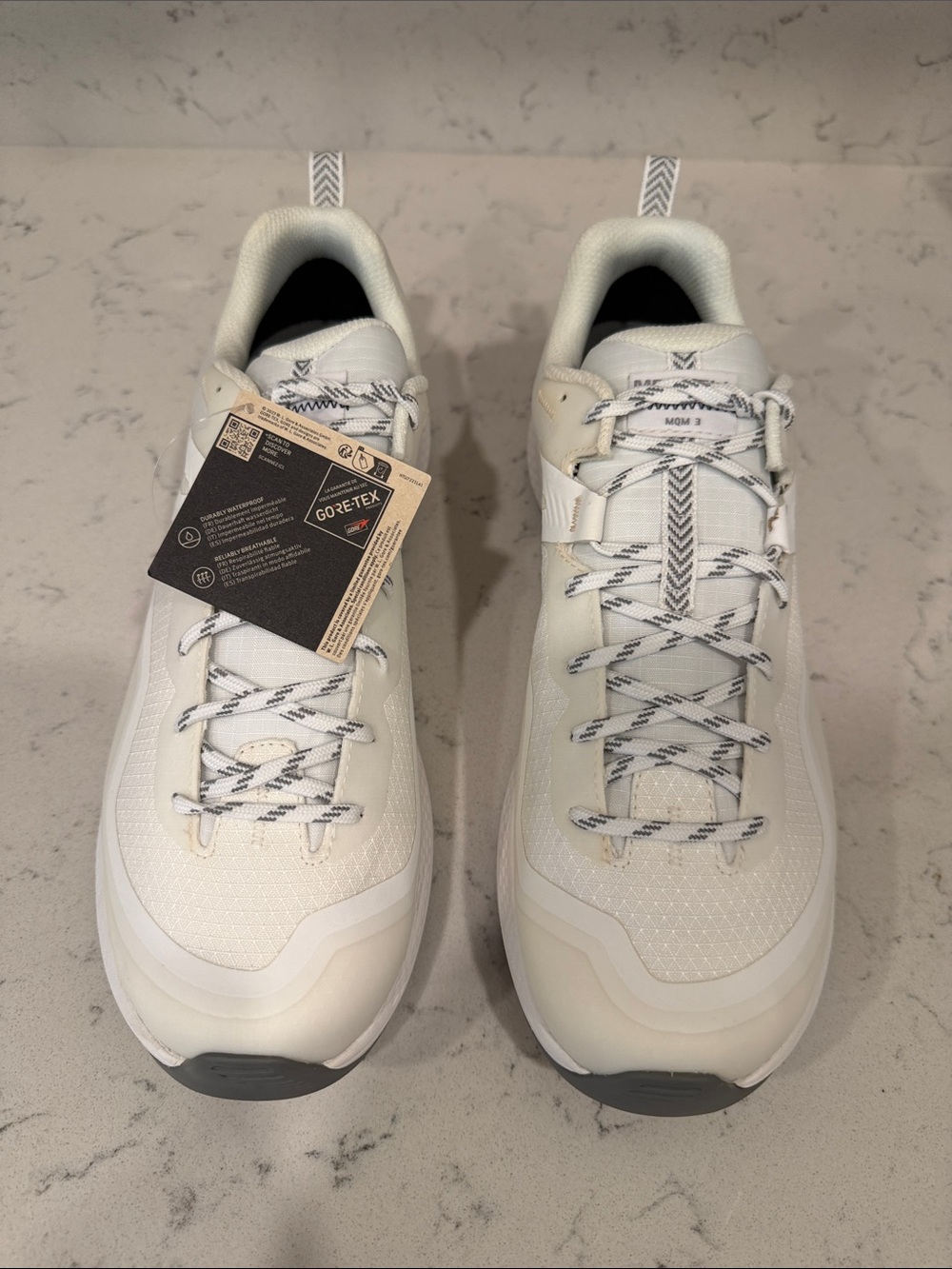 MERRELL  MQM 3 GTX White Gore-Tex Athletic Sneakers